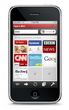 Opera Mini na iPhone