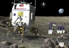 Jeden z projektów mobilnej bazy księżycowej© NASA