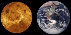 Porównanie wielkości Wenus i Ziemi