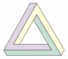 Niemożliwy trójkąt przestrzenny Rogera Penrose&rsquo;a (1934)