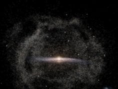 ESA/Gaia/DPAC, T Donlon et al. 2024; Background Milky Way and Magellanic Clouds: Stefan Payne-Wardenaar 