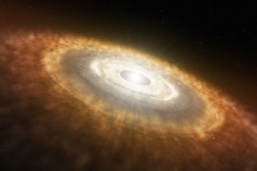 Dysk protoplanetarny i protogwiazda