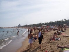 Plaża pod Barceloną