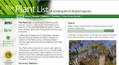 The Plant List